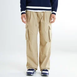 Pants-SPAO Men Cargo Wide Pants SPTCE49C02 Beige