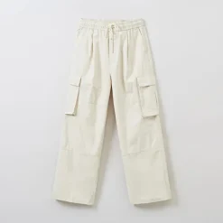Pants-SPAO Men Cargo Wide Pants SPTCE49C02 Cream