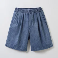 Denim Pants-SPAO Men Denim Shorts SPTNE37C01 Indigo