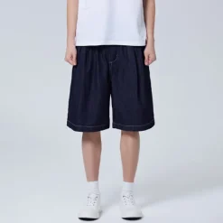 Denim Pants-SPAO Men Denim Shorts SPTNE37C01 Navy