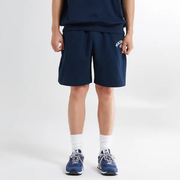 Pants-SPAO Men Knit Shorts SPMTE37C41 Navy