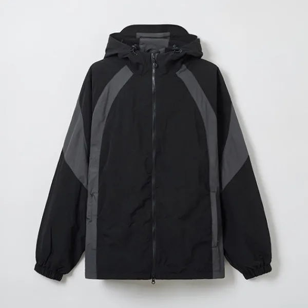 Jackets-SPAO Men Long Sleeve Hood Windbreaker SPJJE49C25 Navy