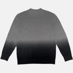 T-Shirt-SPAO Men Long Sleeve Knit Pullover SPLCE39C02 Dark Grey