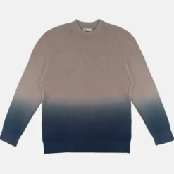 T-Shirt-SPAO Men Long Sleeve Knit Pullover SPLCE39C02 Light Brown