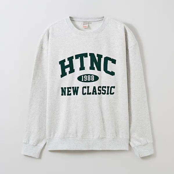 T-Shirt-SPAO Men Long Sleeve Pullover SPMWD4TC12