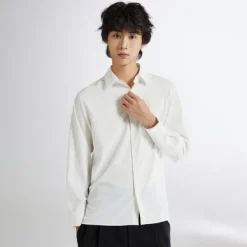 Shirt-SPAO MEN Long Sleeve Shirt SPYWE23M04