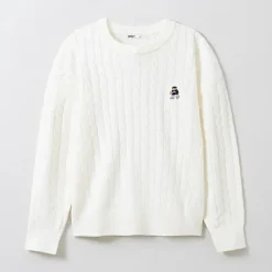 Cardigans L Sweaters-SPAO Men Long Sleeve Woodie Pullover SPKWE12C51