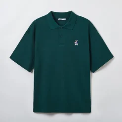 T-Shirt-SPAO Men Short Sleeve Basic Polo SPHWE24C41 Hunter
