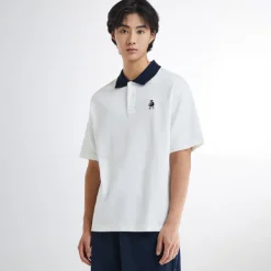 T-Shirt-SPAO Men Short Sleeve Basic Polo SPHWE24C41 Two Tone