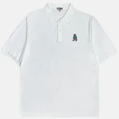 T-Shirt-SPAO Men Short Sleeve Embroidery Polo Shirt SPLCD38C01