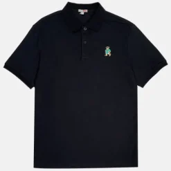 T-Shirt-SPAO Men Short Sleeve Embroidery Polo Shirt SPLCD38C01