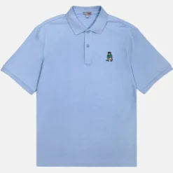 T-Shirt-SPAO Men Short Sleeve Embroidery Polo Shirt SPLCD38C01