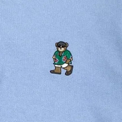 T-Shirt-SPAO Men Short Sleeve Embroidery Polo Shirt SPLCD38C01