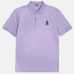 T-Shirt-SPAO Men Short Sleeve Embroidery Polo Shirt SPLCD38C01
