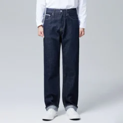 Denim Pants-SPAO Men Straight Denim SPTJD38C42 Navy