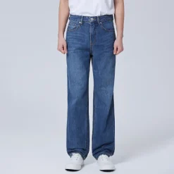 Pants|Denim Pants-SPAO Men Straight Denim SPTJE25C41 Indigo