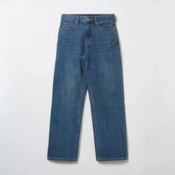 Denim Pants-SPAO Men Straight Jeans SPTJE49C41 Dark Indigo