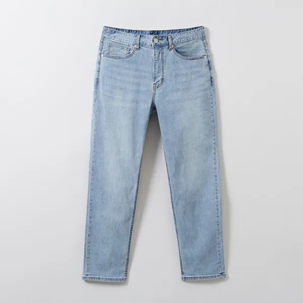 Pants|Denim Pants-SPAO Men Tapered Denim SPTJE25C21 Light Indigo