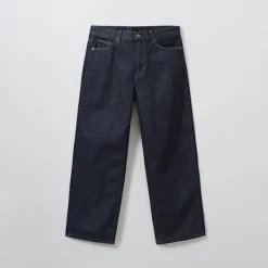 Denim Pants-SPAO MEN Wide Denim Pants SPTJE23C51 Navy