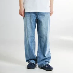 Pants|Denim Pants-SPAO Men Wide Denim SPTJE25C51 Indigo