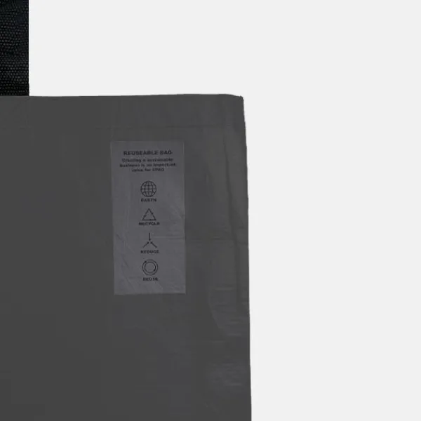 Accessories-SPAO Unisex Reusable Bag SPMKT24002 Grey