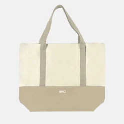 Accessories-SPAO Unisex Tote Bag SPLCE38A01 Beige