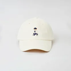 Accessories-SPAO Unisex Woodie Ball Cap SPACE49A50 Cream