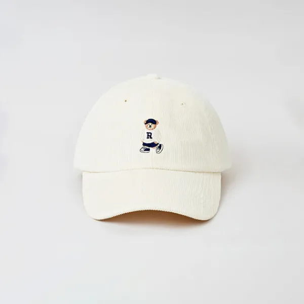 Accessories-SPAO Unisex Woodie Ball Cap SPACE49A50 Cream