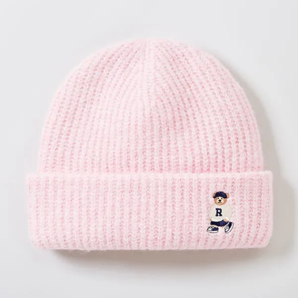 Accessories-SPAO Unisex Woodie Beanie SPACE4TA51 Light Blue