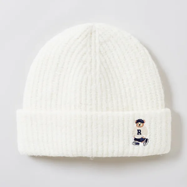 Accessories-SPAO Unisex Woodie Beanie SPACE4TA51 Light Blue