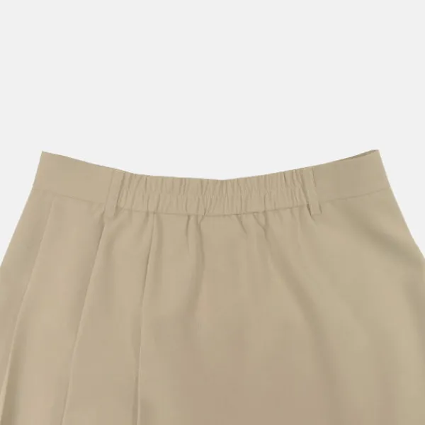 Shorts L Skirts-SPAO Women Banding Skort SPLCE38G06 Light Brown