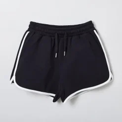Shorts L Skirts-SPAO Women Binding Shorts SPMTE25G51 Black