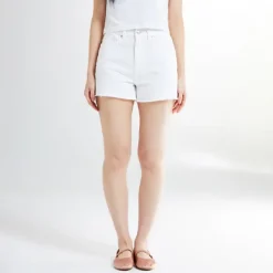 Shorts L Skirts-SPAO Women Denim Shorts SPTNE37G01 White