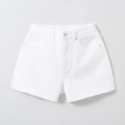 Shorts L Skirts-SPAO Women Denim Shorts SPTNE37G01 White