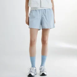 Shorts L Skirts-SPAO Women Light Short SPTHE37G01 Light Blue