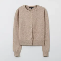 Cardigans L Sweaters-SPAO Women Long Sleeve Basic Cardigan SPCKD49U10