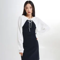 Cardigans L Sweaters-SPAO Women Long Sleeve Bolero Cardigan SPCKE37G02 Ivory