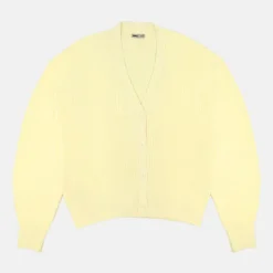Cardigans L Sweaters-SPAO Women Long Sleeve Cardigan SPLCE38G04 Ivory