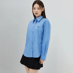 Shirts L Blouses-SPAO Women Long Sleeve Embroidery Shirt SPBWD49W04