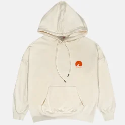 Hoodies L Pullovers-SPAO Women Long Sleeve Graphic Hoodie SPLCD38G03