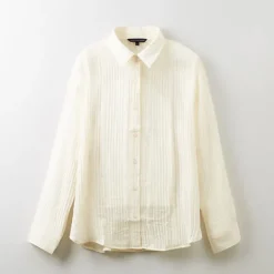 Shirts L Blouses-SPAO Women Long Sleeve Overfit Shirt SPYWD37W23