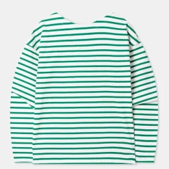 T-Shirt-SPAO Women Long Sleeve Stripe Tee SPLSD23U02