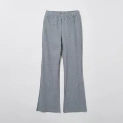 Pants-SPAO Women Semi Boot Cut Pants SPMTE37G02 Grey