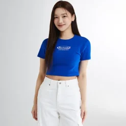 T-Shirt-SPAO WOMEN Short Sleeve Crop Tee SPRPE24G53