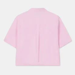 Shirts L Blouses-SPAO Women Short Sleeve Crop Shirt SPYWD25G01