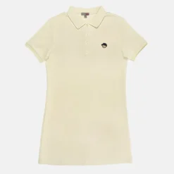 Dresses L Overalls-SPAO Women Short Sleeve Polo Dress SPLCE25G01 Ivory