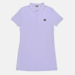 Dresses L Overalls-SPAO Women Short Sleeve Polo Dress SPLCE25G01 Light Purple