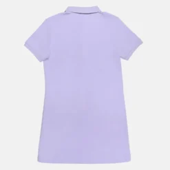 Dresses L Overalls-SPAO Women Short Sleeve Polo Dress SPLCE25G01 Light Purple