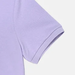 Dresses L Overalls-SPAO Women Short Sleeve Polo Dress SPLCE25G01 Light Purple