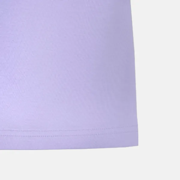 Dresses L Overalls-SPAO Women Short Sleeve Polo Dress SPLCE25G01 Light Purple